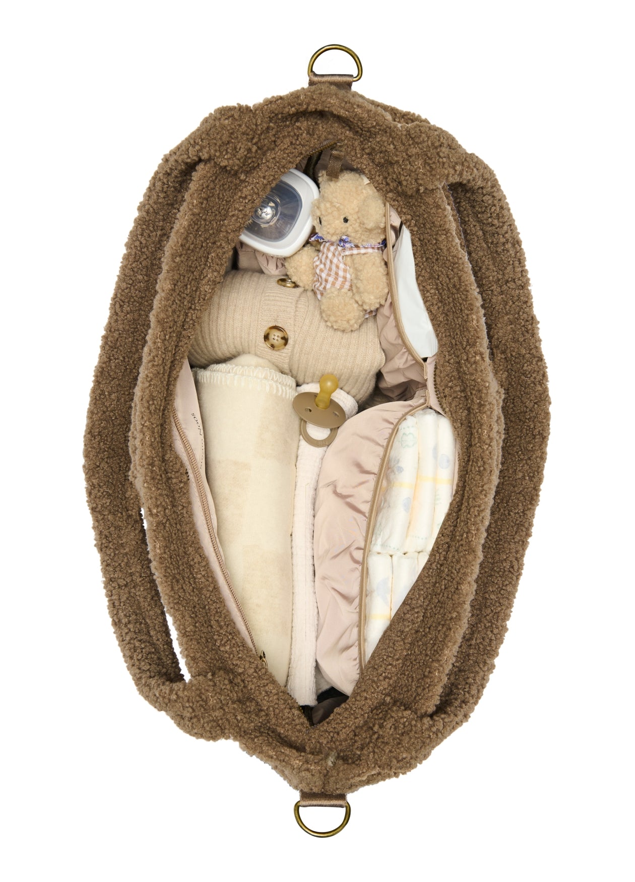 Studio Noos Wickeltasche "Teddy" | Braun