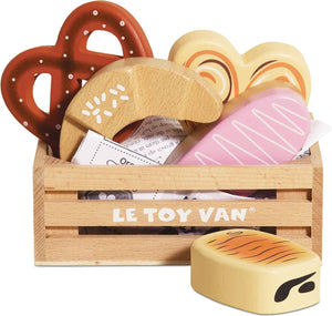 Le Toy Van Brot - Set aus Holz | Backwarenkiste