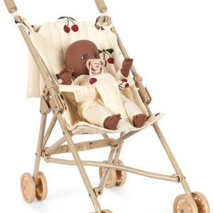Konges Sløjd Puppen-Buggy mit Puppe "Cherie" Ma Grande Cerise