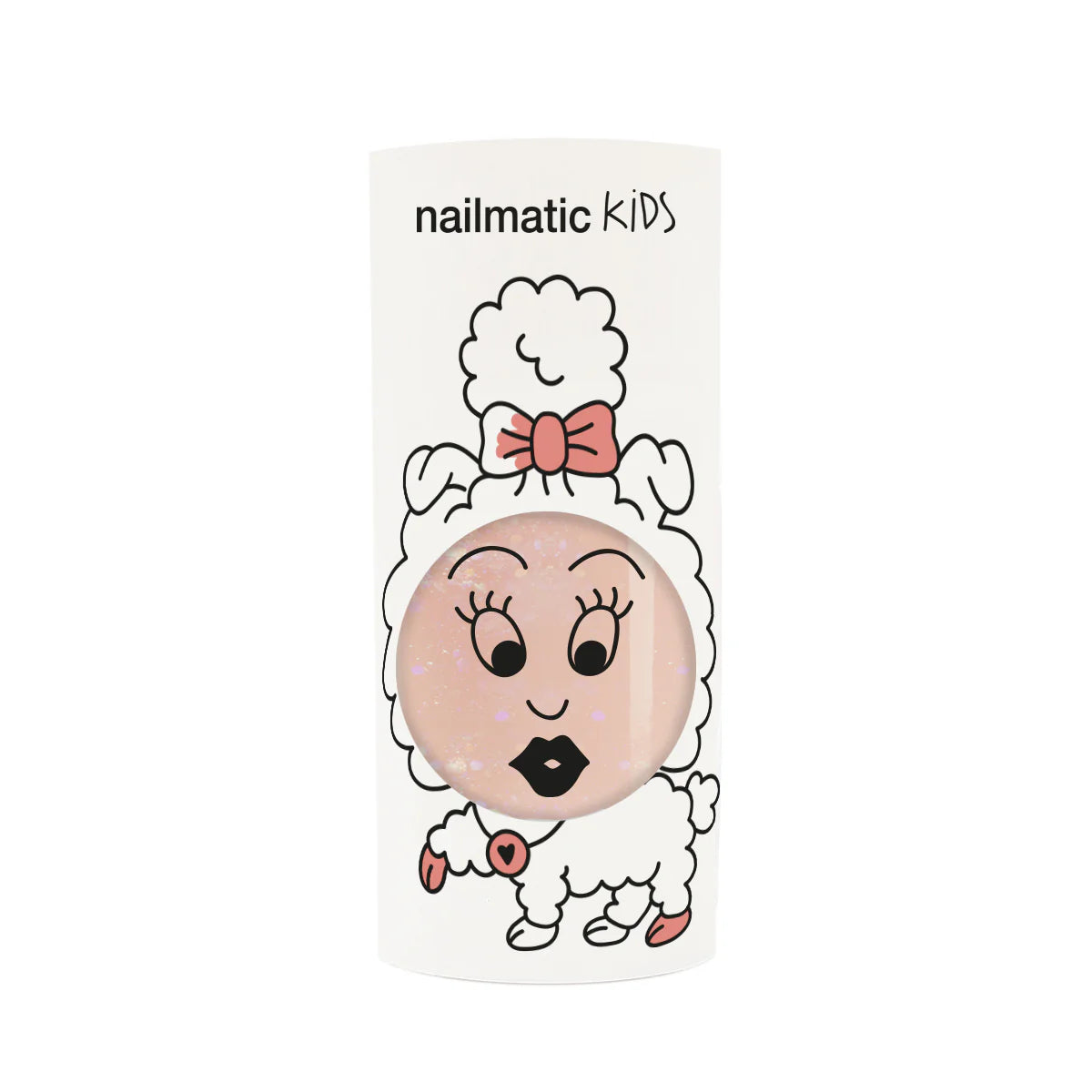Nailmatic Kindernagellack "Peachy" | Glitter Peach