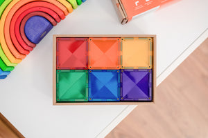 Connetix Magnetbausteine "Rainbow Square Pack" | 42-teilig – Detailansicht 7