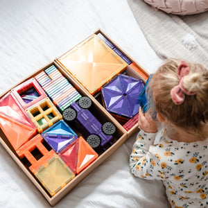 Connetix Blocs magnétiques « Rainbow Mega Pack » 212 pièces
