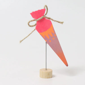 Grimm's Steckfigur Schultüte Neopink