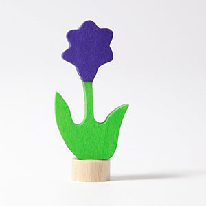 Figurine à planter Grimm's - Fleur mauve