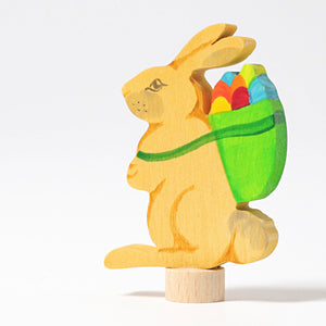 Grimm's Steckfigur Hase mit Korb