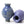 Grimm's Steckfigur Vase | Blau