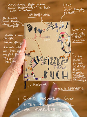 Halfbird "Skizzenbuch" nach Mona