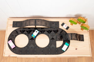 Connetix Magnetic Tiles "Routes, Rampes & Carrefours" 16 pièces