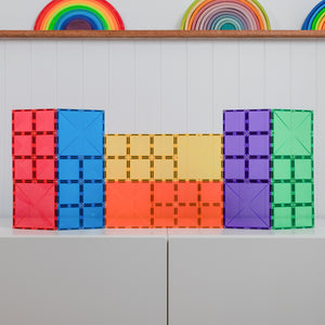 Connetix Magnetbausteine "Rainbow Square Pack" | 42-teilig – Detailansicht 5