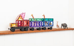 Connetix Tuiles Magnétiques "Pack Transport Pastel" 50 pièces
