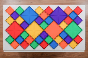Connetix Magnetbausteine "Rainbow Square Pack" | 42-teilig – Detailansicht 6