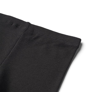 Legging côtelé en blé « Maddy » noir