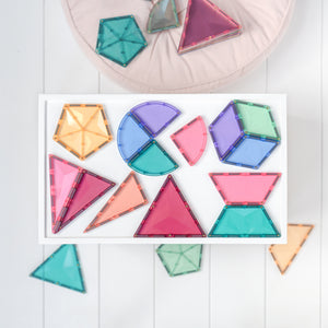 Connetix Tuiles Magnétiques "Pack d'Extension Formes Pastel" 48 pièces