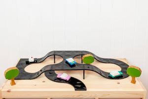 Connetix Magnetic Tiles "Routes, Rampes & Carrefours" 16 pièces