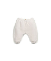 Polarhose aus 100 % Bio-Baumwolle mit elastischem Bund, Kokosknopf und elastischen Beinabschlüssen