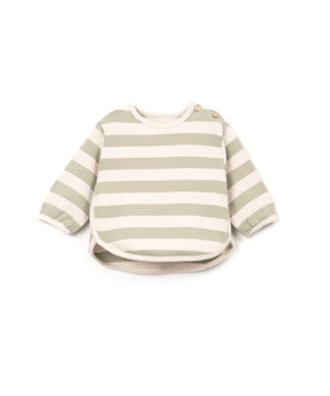 Play Up Striped Jersey Sweater Texture, Kinderpullover aus Jersey, gestreift, Rundhalsausschnitt, lange Ärmel, bequem & weich