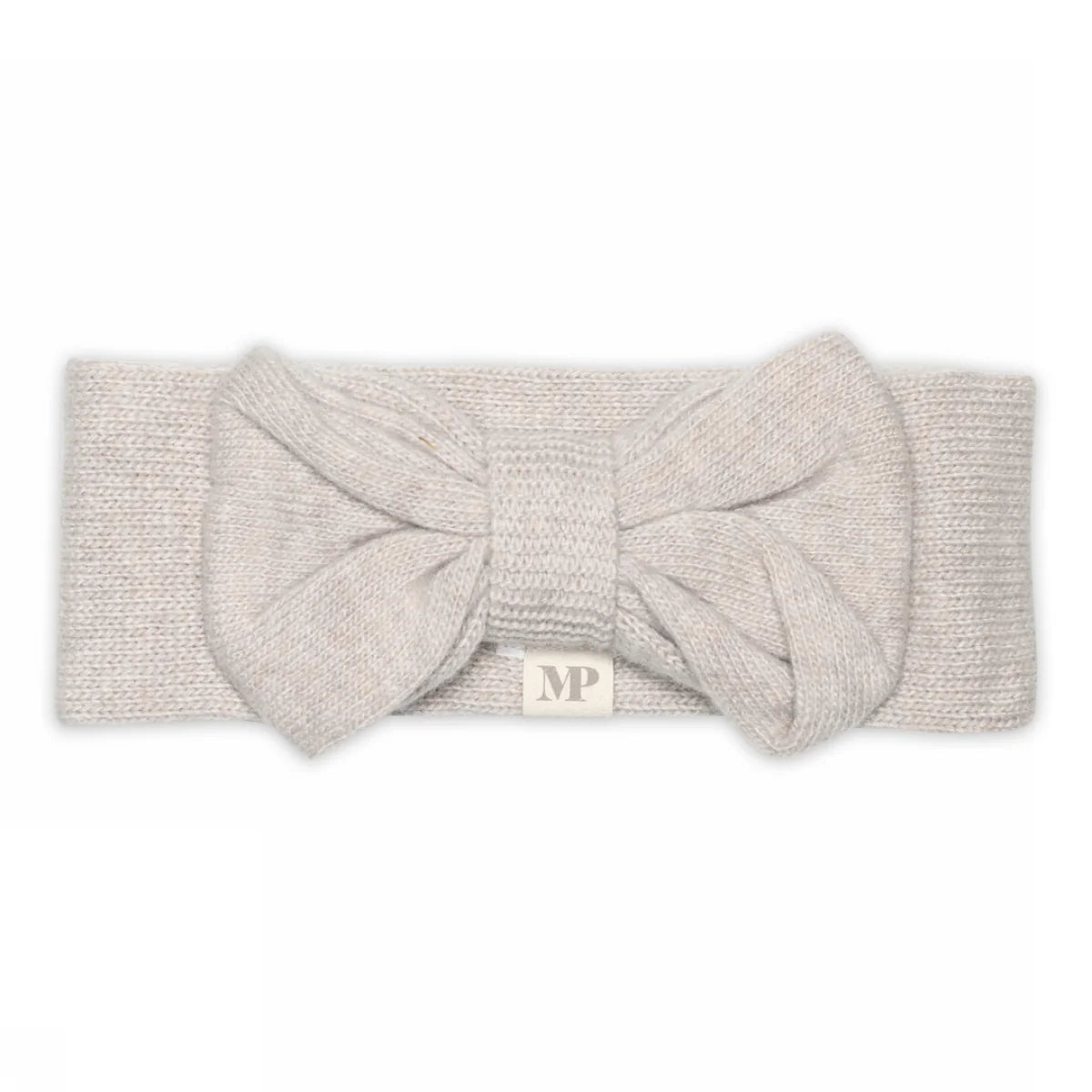 mp Denmark Stirnband "Helsinki" Bow Beige Melange