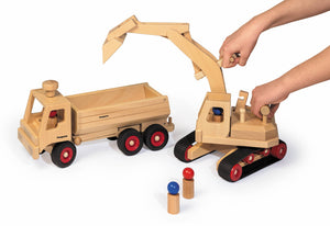 Fagus Bagger aus Holz