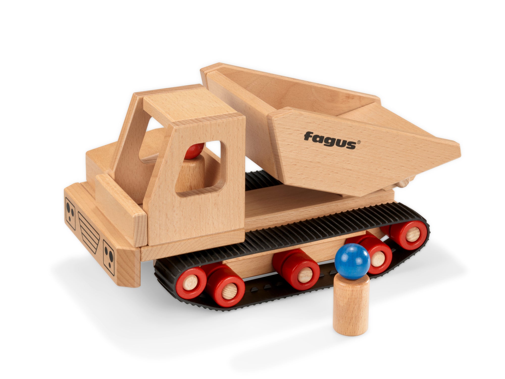 Fagus Raupen-Dumper aus Holz