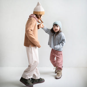 minimalisma Bonnet "Arvid Contrast" Beige
