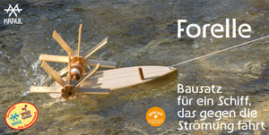 Crawl wooden ship | Trout boat kit