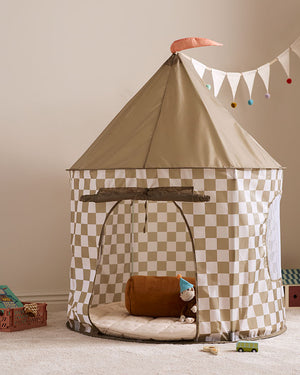Kids Concept Spielzelt Karo | Khaki