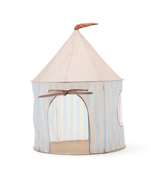 Kids Concept Spielzelt Streifen | Hellblau