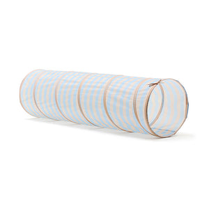 Kids Concept Spieltunnel Streifen | Hellblau