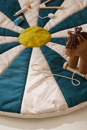 Kids Concept Spielmatte Zirkus | Blau