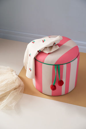 Kids Concept Sitzhocker mit Stauraum | rosa