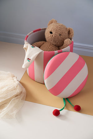 Kids Concept Sitzhocker mit Stauraum | rosa