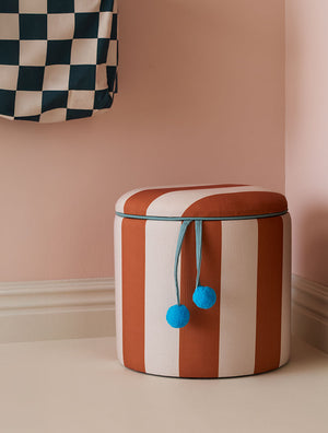 Kids Concept Sitzhocker mit Stauraum | Braun