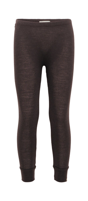 Minimalisma Active Merino Leggins in Dark Chocolate – Detailansicht 3