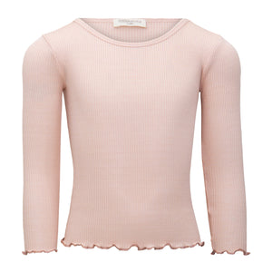 minimalisma Langarmshirt Seide 2-6Y "Bergen" Sweet Rose mit Antique Rose