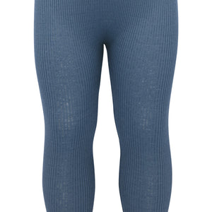 minimalisma Leggings Silk-Cotton "Brave" | Fjord Blue