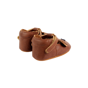 Donsje Babyschuh "Spark Bear" | Cognac Classic