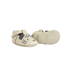 Donsje Babyschuh "Spark White Tiger" | Cream