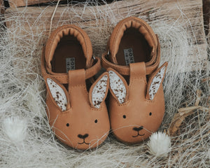 Donsje Baby Shoes "Spark Exclusive Hare" Camel Classic Leather