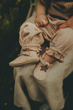 Donsje Babyschuh "Nanone Strawberry" | Powder Nubuck