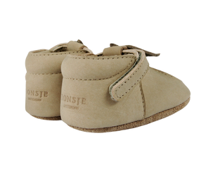 Donsje Babyschuhe "Nanoe Pear" Taupe Nubuck