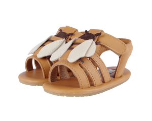 Donsje Baby Sandalen "Tuti Sky Bee" Camel Classic Leather