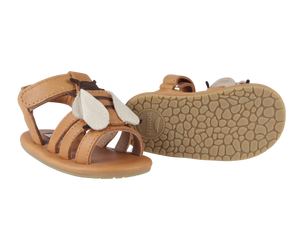 Donsje Baby Sandalen "Tuti Sky Bee" Camel Classic Leather