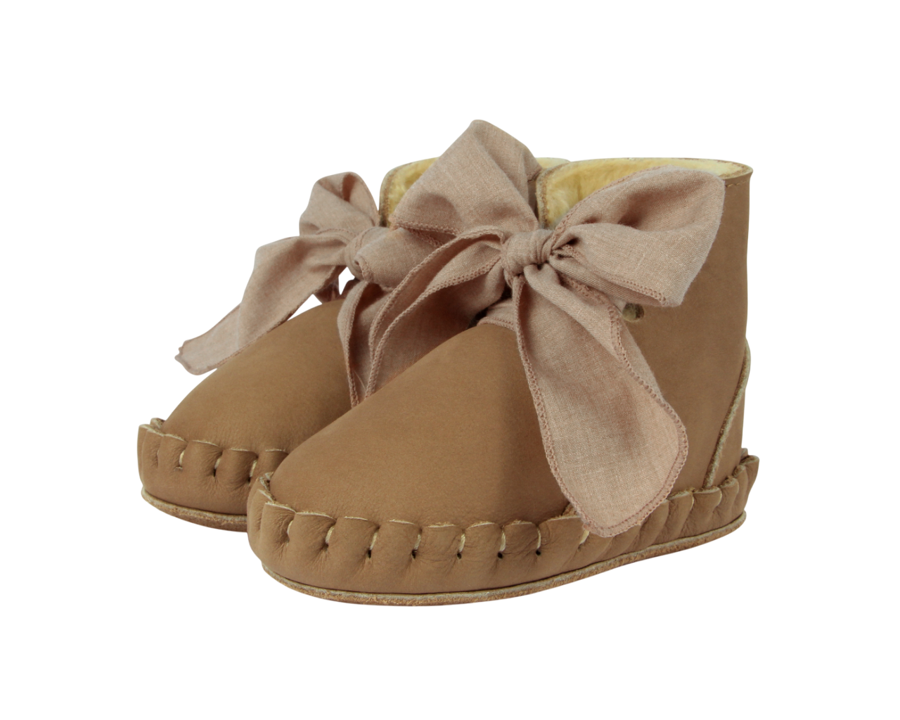 Donsje Pina Organza Booties | Truffle Nubuck