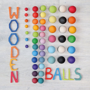 Grimm's Pastel Wooden Beads