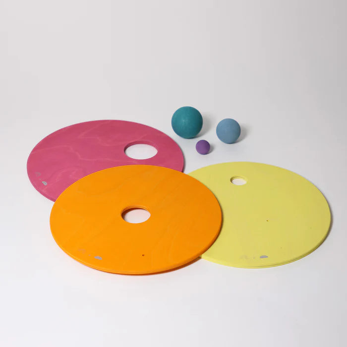 Grimm's Stapelsteine Kullerscheiben Warm Classic | Pastell