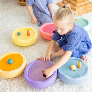 Grimm's Nesting Rollers Cool Classic | Pastel