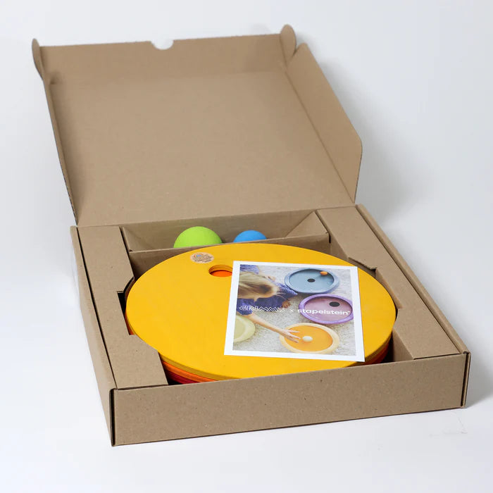 Grimm's Stapelsteine Kullerscheiben Warm Classic