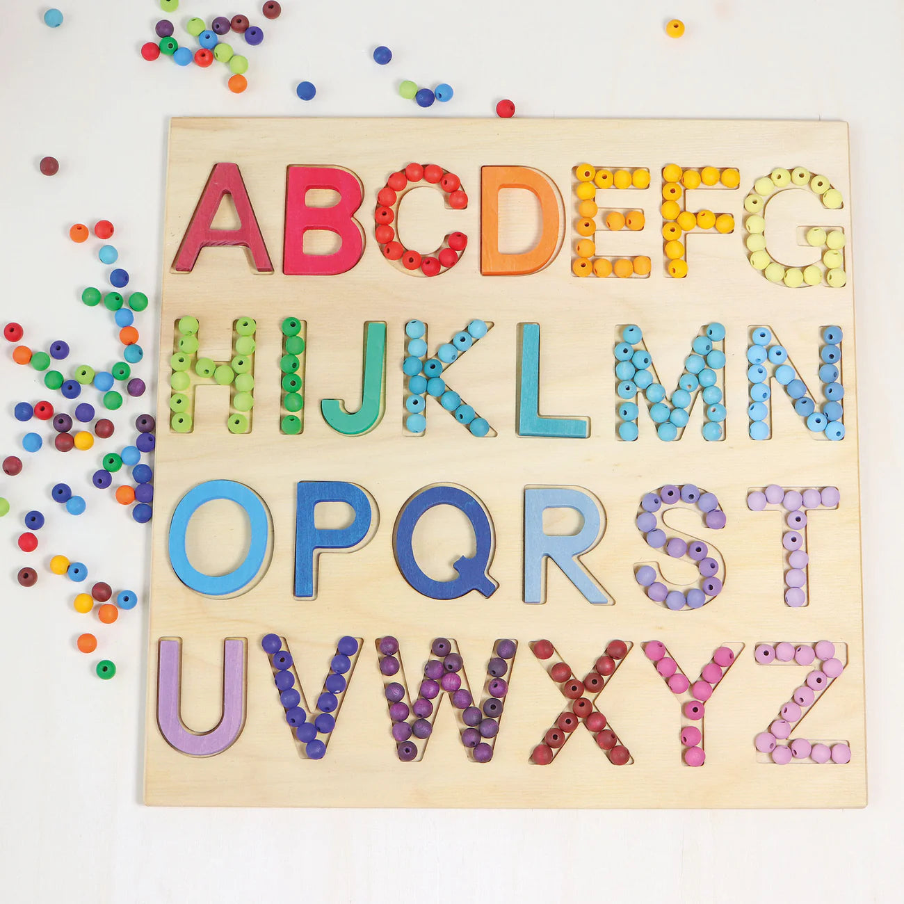 Grimm's 120 Kleine Holzperlen | Pastell