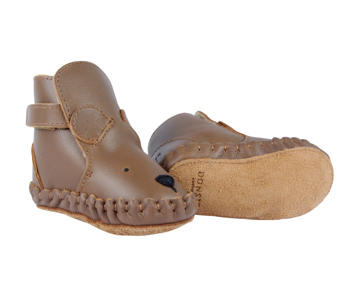 Donsje Kapi Classic Booties | Bear | Cognac Classic Leather