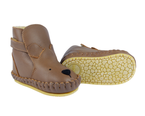 Donsje Kapi Classic Booties | Bear | Cognac Classic Leather